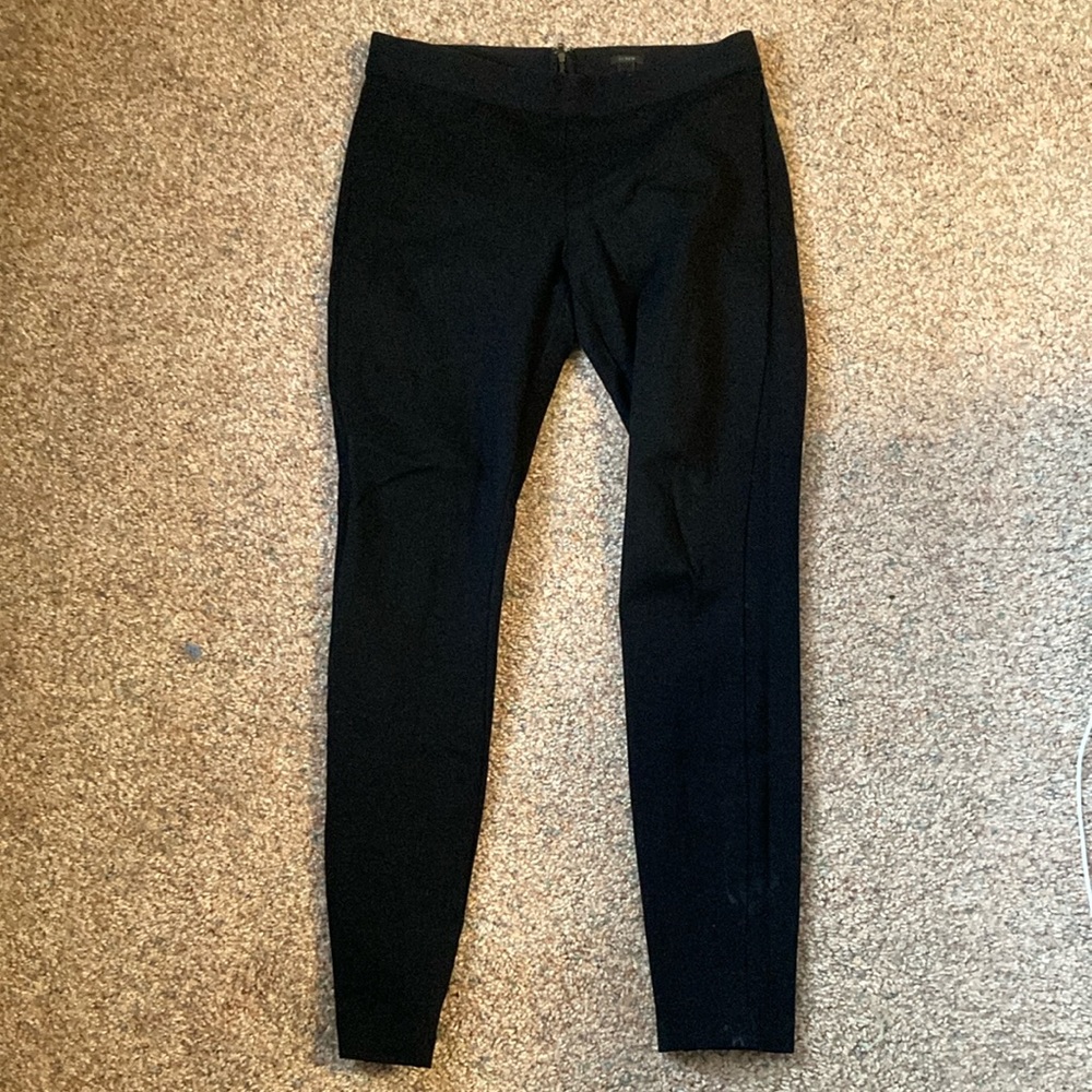 J. Crew Black Ponte Pant Size 6s